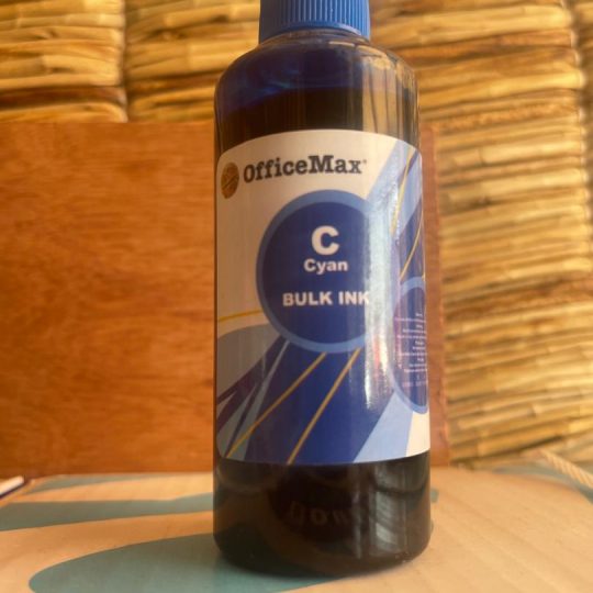 Tinta  office Max  Azul