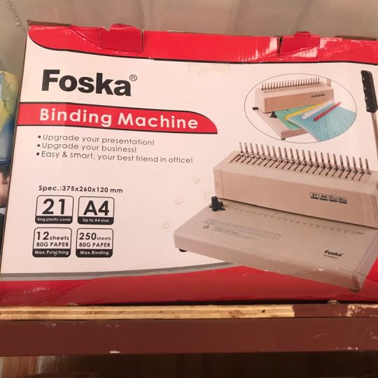 Máquina de Encadernação Foska A4
