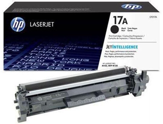 Toner HP LaserJet Original 17A Preto