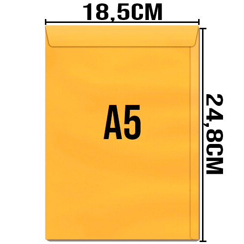 Envelope A5  pacote 50 unid