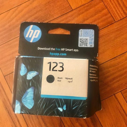 HP Tinteiro Original 123, Preto